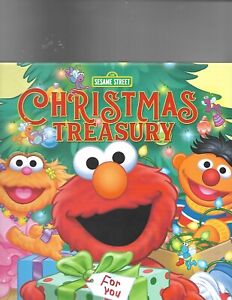 Sesame Street Christmas Treasury  cookie monster Elmo Big bird classic Hardcover