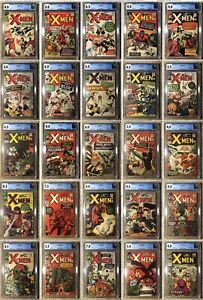 X-Men 1-25 (1963, Marvel) CGC GRADED - COMPLETE COMIC RUN - AMAZING COLLECTION
