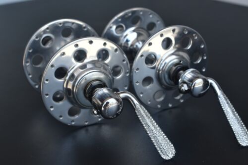Vintage Campagnolo Nuovo Tipo 70's High Flange 36 hole L'eroica Hubs, Beautiful!