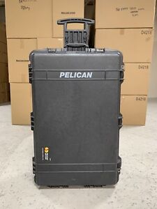 Very Good Condition - Pelican 1650 Protector Case with Foam and Wheels - Black