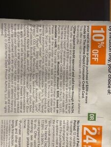 HD HOME DEPOT Coupon of 10% OFF Your next Purchase $299 Or More Good to 4/14/24