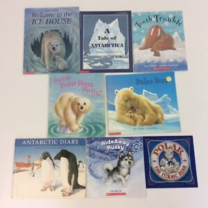 Polar Arctic Habitat Animals Preschool Kindergarten 1st 2nd Grade 8 Book Lot