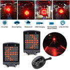 Remote Control Wireless Bike Bicycle Laser LED Tail Lamp Turn Signal Light NEW
