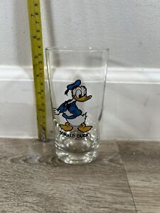 Walt Disney Donald Duck Vintage Beverage Juice Drinking Glass