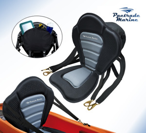 Adjustable Padded Deluxe Kayak Seat Detachable Back Backpack/Bag Canoe Backrest