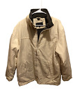 Vintage Split-Rail Tan Winter Jacket Men’s Medium  Zip/Button Pockets