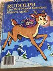 Rudolph Red Nosed Shines Again Vintage Little Golden Book 1982 GUC Christmas