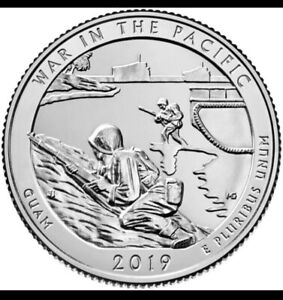 2019 W Parks Quarter ATB War In The Pacific National Park BU CN-Clad