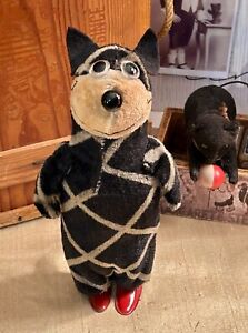 9.5” ANTIQUE 1920s RARE GEE TOYS DANCING ‘FELIX THE CAT’ WIND UP TOY WORKS!!!