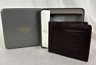 Fossil Men's Neel Flip ID Bifold Brown Leather Wallet ML3899200 New In Box