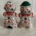 Vintage Gingerbread Man and Women salt and pepper shakers