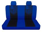 Truck Seat Covers Fits 1991-1995 Ford Ranger Blue and Black with Option for Flag (For: 1995 Ford Ranger)