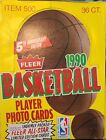 1990 Fleer Basketball Wax Box unopened from case 36 packs Michael Jordan