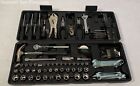 Vintage Pittsburgh Ratchet Mechanic Tool Kit And Socket Set With Hard Case