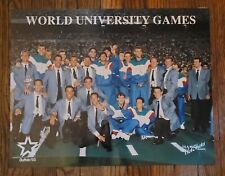 Rare Vintage 1993 Mens SOCCER Poster World University Games Buffalo Ny