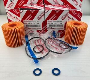 New Sealed Packaged Oil Filter Set of 2 Plus For Toyota 04152-YZZA1
