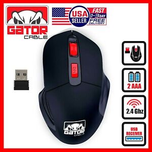 Wireless Optical Gaming Mouse 2.4GHz USB 3.0 Receiver For PC Laptop Computer