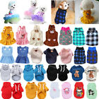 Dog Vest Jacket Clothes Warm Fleece Puppy Cat Sweater Shirt Outfit for Small Pet