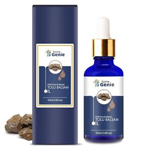 Home Genie Tolu Balsam (Myroxylon balsamum) 100% Pure  Essential Oil - 50ml