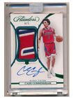 2021 Cade Cunningham Panini Flawless Vertical Patch Auto Emerald /5 RPA BGS 9