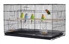 30'' Length Flight Bird Cage Iron Flight Parrot Cage for Small Parrots Parakeets