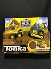 Tonka Metal Movers Bulldozer & Mighty Dump Truck with Tonka Tough Dirt Sand New