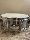 Yamaha Steel Snare Drum, rare, 650 MG, good Cond, 10 Lugs, Seamless Steel Shell