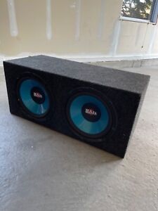 Dual 10 inch BAJA subwoofers with box