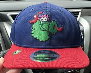 Phila. Phillies New Era 9fifty MLB Phillie Phanatic snapback. On Field Hat! New!