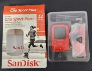 New ListingSanDisk 32GB Clip Sport Plus Bluetooth MP3 Player  Open Box or lightly used