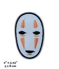 Spirited Away Kaonashi No Face Character Mask Embroidered Iron On Patch