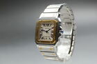 [Exc+4] Cartier Santos Galbee 1566 Gold & Stainless Steel Man's Watch From JAPAN