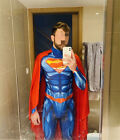 Superman Costume Cosplay Jumpsuit Justice League Halloween Zentai Adult/Kids