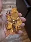 Danbury Mint Gold Plated Snowman Christmas ornament