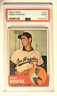 1963 Topps Baseball Sandy Koufax  #210 Graded PSA 2 Los Angeles Dodgers