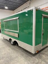 NEW 7x16 Concession Food/Kitchen Trailer - Green