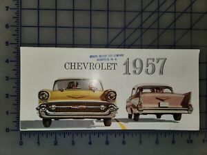 1957 Chevrolet Brochure Folder Original