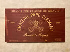 1 Rare Wine Wood Panel Chateau Pape Clement Vintage CRATE BOX SIDE 8/23 a477