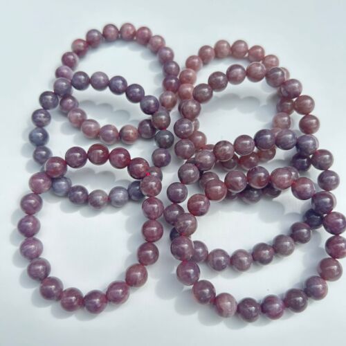 1pcs 10mm purple rose quartz bracelet nature  Crystal beads