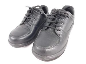 Dunham Walking Shoes Mens Size 9 6E Leg Length Discrepancy 8000BK Black Leather