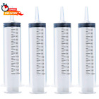 4 Pack 150Ml Syringes, Large Plastic Garden Industrial Syringes for Scientific L