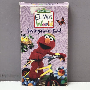Sesame Street Elmo's World Springtime Fun! VHS Video Tape BUY 2 GET 1 FREE! PBS