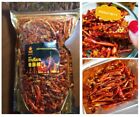 Thai snack Crispy Chili peppers Sesame Roasted chilli Burn fat healthy 400 g.