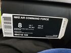 Nike Air Command Force Hyper Jade Teal White Black 684715-102 Size 8 M NIB