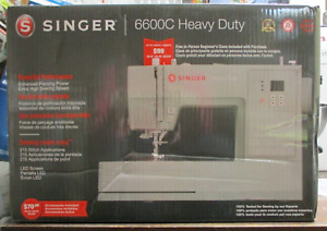 Singer 6600C Heavy Duty Computerized Sewing Machine HD6600C Gray BRAND NEW