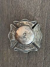 Rare Vintage Obsolete Fireman Badge G.W. Indiana Fire Firefighter Old