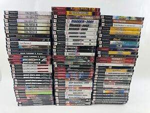 Sony PlayStation 2 PS2 Games With Cases Pick & Choose Huge Lot Selection!