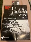 Black thrash metal 2 cassette lot Burstin Out Omega OOP  Venom Hellhammer