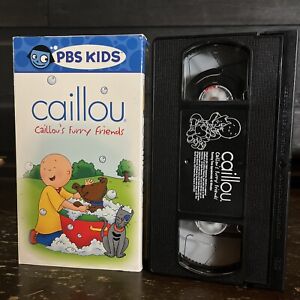 Caillou VHS ~ Caillou’s Furry Friends Video Tape 2001 PBS Kids ~ TESTED!