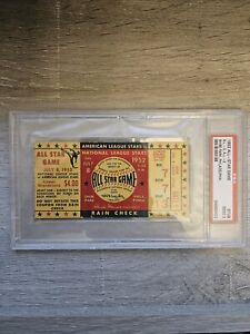 1952 All Star Game Ticket Stub Mickey Mantle First ASG PSA